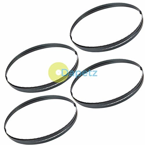 Image of Dapetz ® 4 X 1425mm (56") Bandsaw Blades 14 TPI 6.35mm Wide X 0.35mm Thick Made from CS80 Carbon Spring Steel for Cutting Metal Plastic Wood
