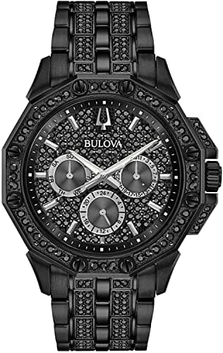 Image of Bulova Mens Multi Dial Watch Crystal Octava