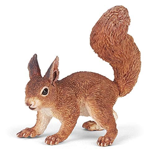 Image of Papo - Detailed Squirrel Figure Toy for Kids - Ages 3+ - Wild Life Collection - Educational Play Nature And Curiosity - Gift Idea Toy for Girls and Boys - 5.2 Cm X 4 Cm X 5.5 Cm