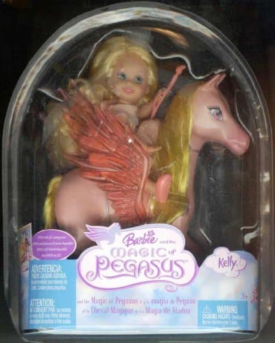 Image of Mattel Barbie and the Magic Pegasus Kelly Cloud Princess & Pony Doll - Orange
