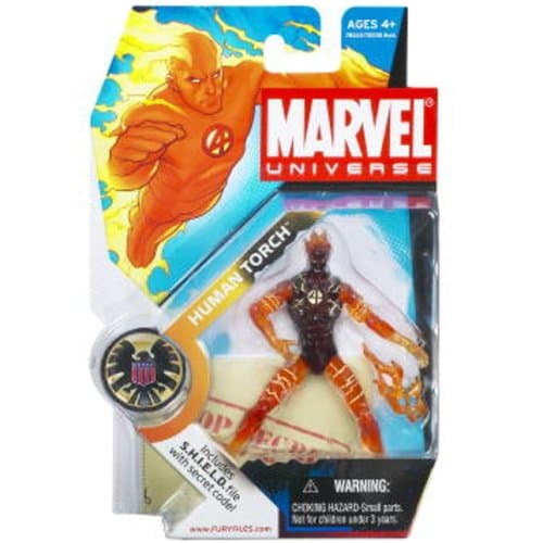 Image of Marvel Universe 3 3/4" Action Figures - Human Torch (Flame on!)