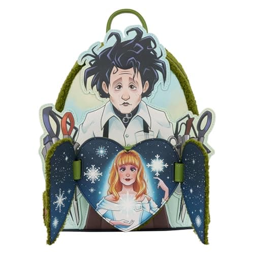 Image of Loungefly Edward Scissorhands Sherpa Mini Backpack
