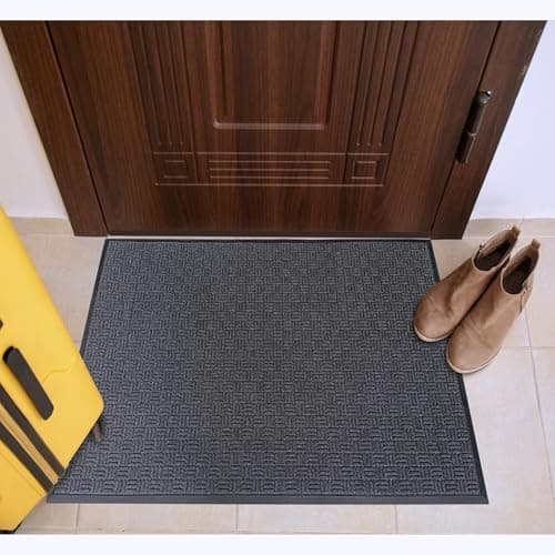Image of Floortex® Doortex® Ribmat Entrance Mat, Charcoal - 90 x 150cm