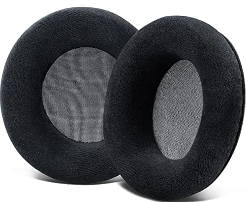 Image of SOULWIT Professional Replacement Earpads Cushions for AKG K701, K702, Q701, Q702, K601, K612, K712 Headphones, Ear Pads with Softer Velour - Black