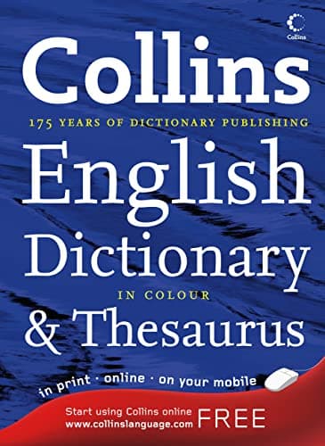 Image of Collins Dictionary and Thesaurus: Two Books in One (Dictionary/Thesaurus)