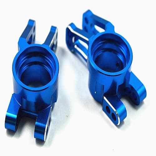 Image of MQAIBENG Aluminum Rear Hubs Rear Cups For Tea-m Associated RC8B4 RC8B3.1 RC8B3 RC8T3 RC8B3.1e 81075 Avion Rc(Blau)