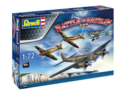 Image of Revell 03766 Battle of Britain 85th Anniversary Set 1:72 Scale - Unbuilt/Unpainted Plastic Model Kit