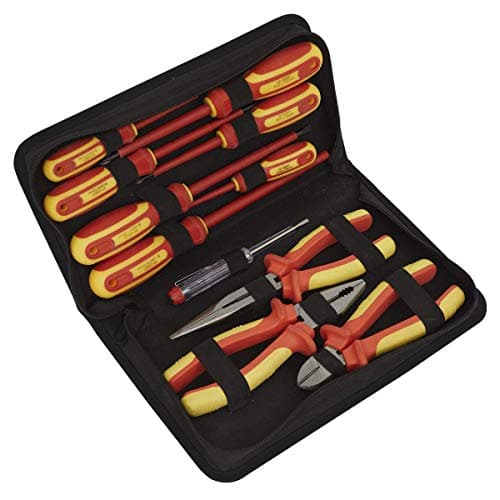 Image of Sealey S01219 11pc Electrical VDE Tool Set