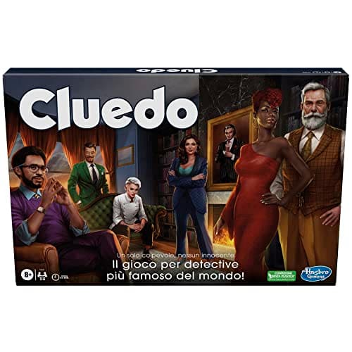 Image of Cluedo Classico Refresh (Box Game, Hasbro Gaming) for Boys and Girls from 8 Years, Cluedo Revisited for 2-6 Players, Mystery Games and Family Investigative Games