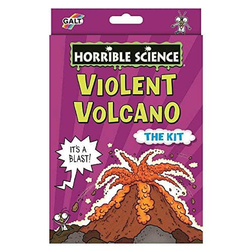 Image of Galt Violent Volcano -Horrible Science Kit -Interactive, Fun Experiments Set and Science Kit for Kids - Make a Volcano Kit for Kids and Watch your Volcano Erupt - For Boys and Girls Ages 8 Years Plus