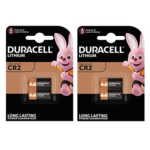 Image of 4 X Duracell Ultra Photo DLCR2 3 V Lithium Batteries - 2 Packs of 2