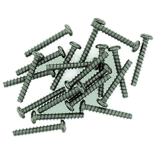 Image of D2.5 (2.5mm x 10mm) Pozi Pan Screws for Plastic (Trilobular) - Stainless Steel (A2) (Pack of 20)