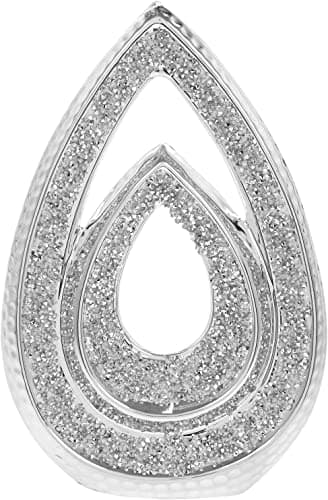 Image of Silver Sparkle Sculpture Ornament By Lesser & Pavey