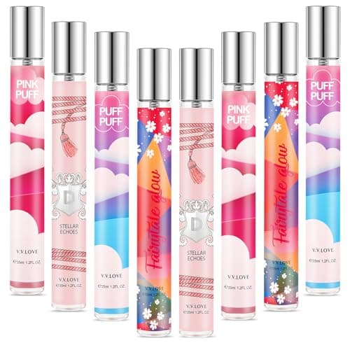 Image of Premium Women Perfume Gift Set - 8 Pcs Mini Perfume for Women Long Lasting Eau de Parfum,35ml Each - in Sweet Floral & Fruity Scent, Travel Friendly, Pamper Gifts Set, Birthday, Xmas Gifts for Her