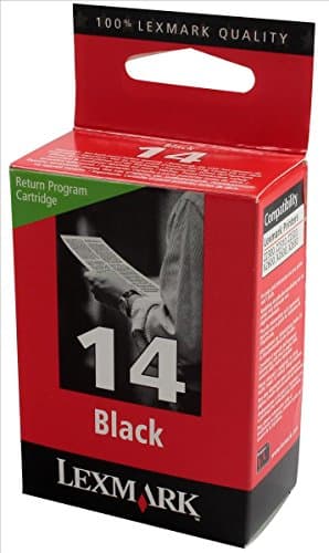 Image of Lexmark No 14 Ink Cartridge Black Return Program