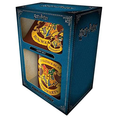 Image of Harry Potter (Rather Be at Hogwarts) Mug, Coaster and Keychain Set