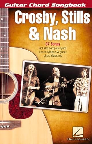 Image of Crosby, Stills & Nash – Guitar Chord Songbook | Rock Sheet Music for Guitarists | Includes Lyrics and Chord Diagrams | Softcover Music Book | PVG Format | Easy-to-Follow Arrangements for Learning