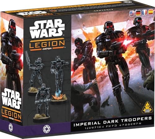 Image of Asmodee | Star Wars: Legion Dark Troopers Unit Expansion | Miniatures Game | Ages 14+ | 2 Players | 90 Minutes Playing Time