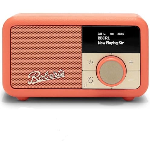 Image of Roberts Revival PETITE2 FM/DAB/DAB+ Digital Radio with Bluetooth, Pop Orange
