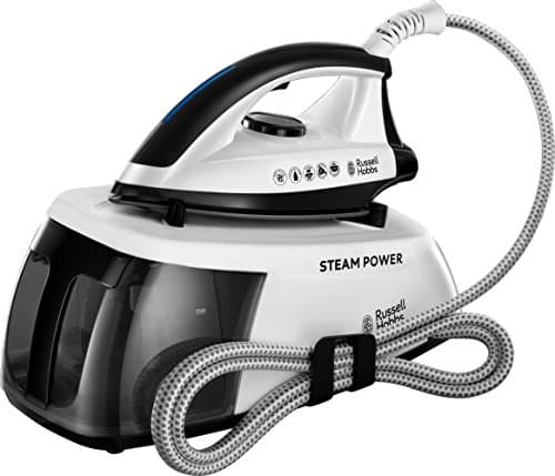 Image of Russell Hobbs Steam iron [Centrale] SteamPower (2400 W, Pressure 4.5 bar, 90 g/min continuous steam, 1.3 L tank, Non-stick stainless steel sole, Anti-limestone) 24420-56