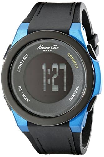 Image of Kenneth Cole New York Unisex 10022808 KC Connect Technology Watch with Black Band