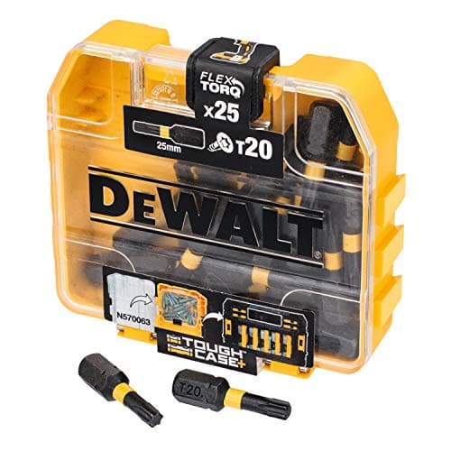 Image of DeWalt Dewalt Extreme Impact Torsion Screwdriver Bit Set 25 Piece in Tictac Box T20 x 25 mm, DT70528 QZ