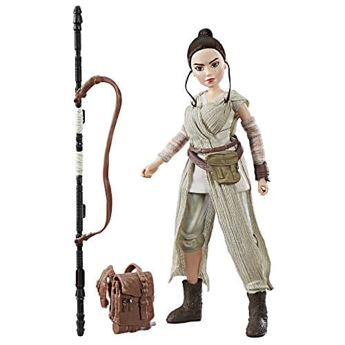 Image of Star Wars C1622 Jakku Sw Adventure Figure Rey, Brown, 11 Inches