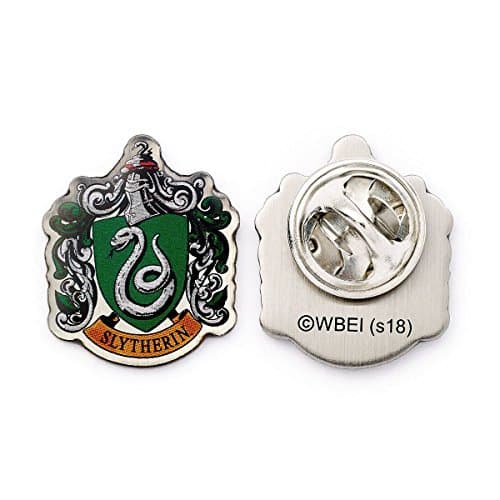 Image of Harry Potter Official Slytherin Crest Pin Badge HPPB023