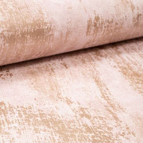 Image of SOPHIE LAURENCE Concrete Design Shimmering Metallic Effect Thick Wallpaper in Pink - Coverage Wall Area of 5.32 Sq m