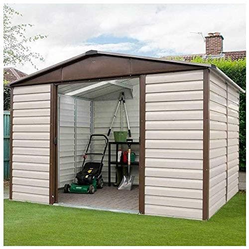 Image of Yardmaster Shiplap 10x12 Apex Metal Shed & Steel Floor Frame -Assembly Available