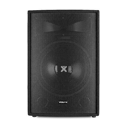 Image of VONYX SL15 15" Passive PA DJ Speaker, 800W Max Power, 400W RMS, Bass Reflex, Stage Monitor Option, Robust Carpet Finish, 8 Ohm, Speaker Pole Mount, DJ Gear, PA Systems