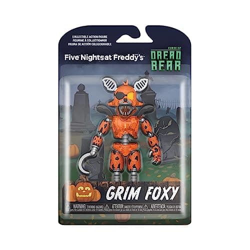 Image of Funko Action Figure: Five Nights At Freddy's (FNAF) Dreadbear - Grim Foxy - Collectable Toy - Gift Idea - Official Merchandise - for Boys, Girls, Kids & Adults