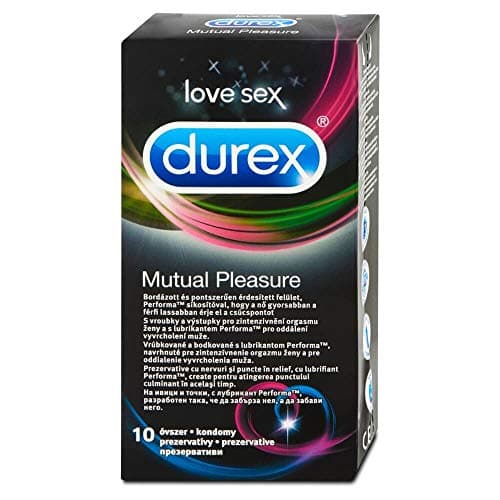 Image of Durex Mutual Pleasure (Mutual Climax) Condoms - to Help him Last Longer and intensify her Big-O, Pack of 12