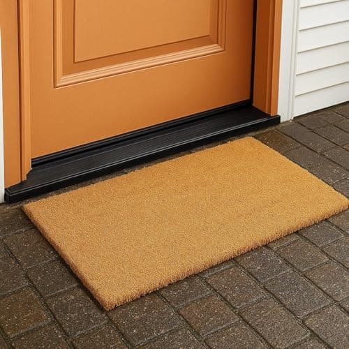 Image of LuxUrux Coir Door Mats, 40 x 60 cm - Natural Coir Door Mat for Indoor & Outdoor Use - Durable Heavy-Duty Entrance Mat, Non-Slip Backing, Ideal for Home, Office, or Commercial Spaces