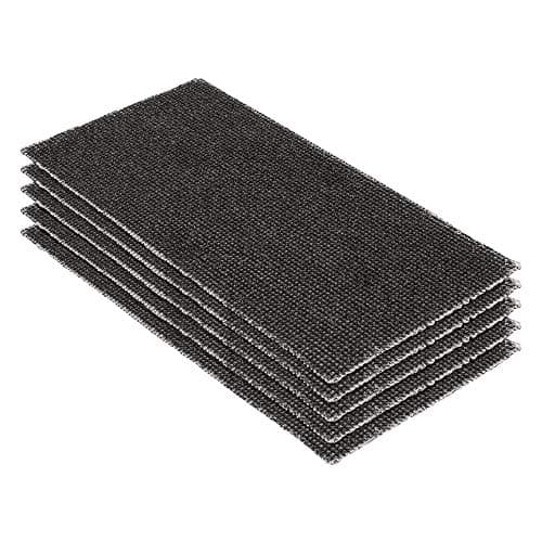 Image of Trend Mesh 1/2 Sheet 115 x 230mm 80 Grit Sanding Sheets, AB/HLF/80M, Pack of 5
