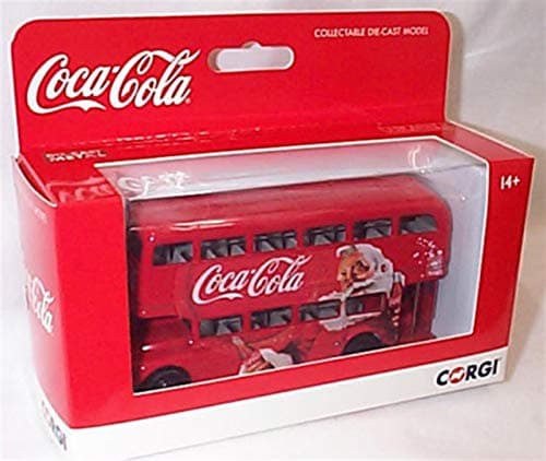 Image of Corgi classic C0CA C0LA London Bus Christmas Logo routemaster bus 1:64 scale diecast model