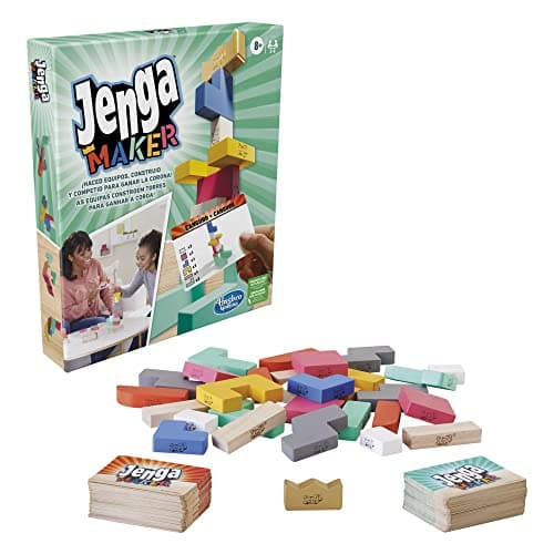 Image of Hasbro Gaming Monopoly Jenga Maker, Spanish edition, Multi-coloured