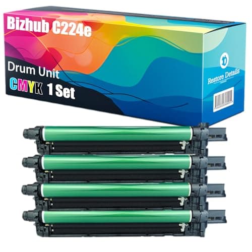 Image of TTCWQ Compatible for Konica Minolta Bizhub C224e Drum Unit Bizhub C224 C224e C364 C364e C454 C454e C554 C554e Printers, High Yield 80000 Pages, Unleash High-Definition Printing (Multicolor)