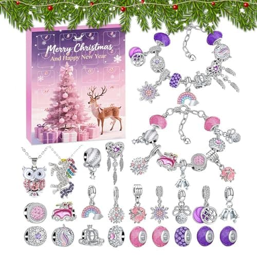 Image of Christmas Advent Calendar for Women - 24-Day Christmas Advent Calendar 2025, Girls' Earrings Necklace Bracelet Set Countdown | For Adults Girlfriend Wife Family Birthday Valentine's Day Par