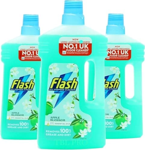 Image of Flash Multipurpose Floor Cleaner Apple Blossom 1000ml (3, 1000ML)