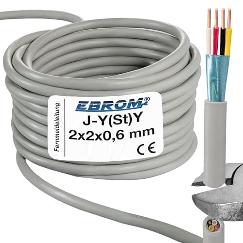 Image of Telephone Cable J-Y(St) Y 2 x 2 x 0.6mm Shielded - Sold by the Metre, Selection in 1m increments (Metres/Lengths see choice below)