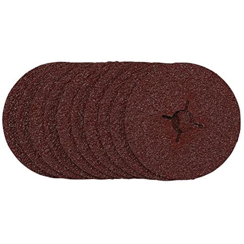 Image of Draper 68376 Fibre Sanding Discs, 115mm, 24 Grit (Pack of 10)