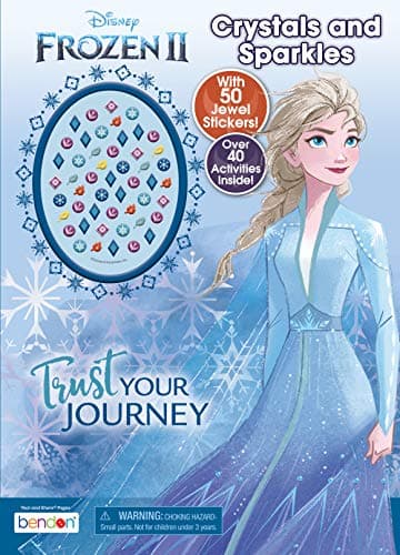 Image of D Frozen 2 Jewels and Sparkles Activity Book with Jewel Stickers