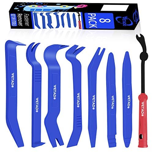 Image of Wetado Trim Removal Tool, Car Upholstery Repair Kit, Car Door Audio Panel Trim Removal Set, Auto Clip Pliers 8PCS