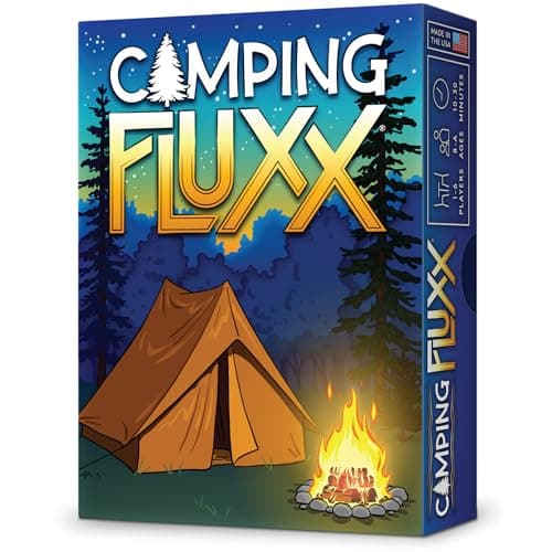 Image of Looney Labs | Camping Fluxx | Card Game | Ages 8+ | 1-6 Players | 10-30 Minutes Playing Time