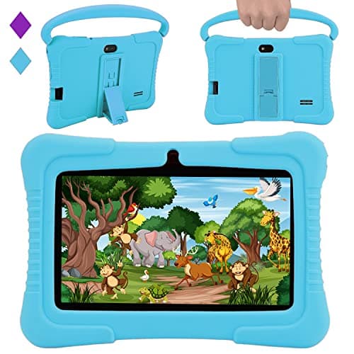 Image of Veidoo Android Kids Tablet, 7 inch IPS Screen, 2GB RAM 32GB ROM, Safety Eye Protection, Education, Tablet for Toddle with WiFi, Games, Parental Control APP (Blue)