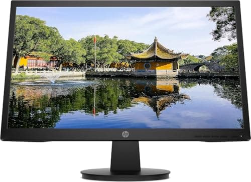 Image of HP 21.4 5 inch Inch FHD Monitor | Full HD VA LCD Display |75hz Refresh Rate |200 Nits Brightness |3000:1 Contrast Ratio | AMD FreeSync Technology |Adjustable Tilt |1x HDMI 1.4, 1x VGA | Black |V22v G5