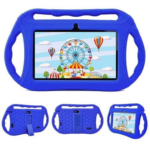 Image of Veidoo Kids Tablet for Toddlers 7 inch Android 2GB+32GB, WiFi, GMS, IPS, Games, Android with Parental Control, Learning Educational Toddler Tablet with Silicone Case