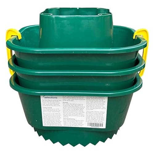 Image of Selections Tomato and Vegetable Growbag Pots for Improved Watering - Pack of 3