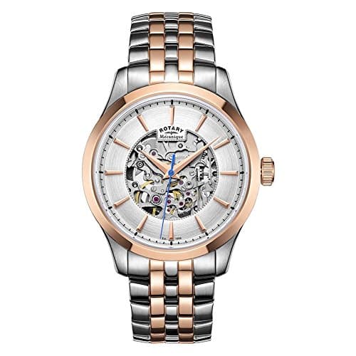 Image of Mens Rotary Mecanique Skeleton Automatic Watch GB05034/06